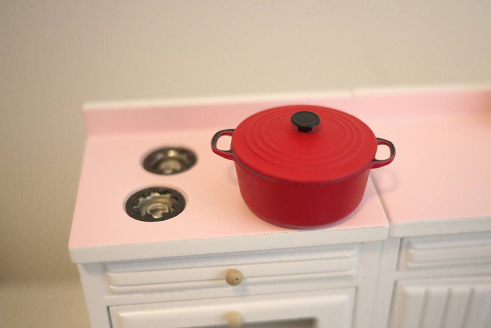 Dollhouse Supplies Metal Cooking Pot  dolls house 1 12 miniature Metal Cooking Pot - A048