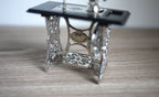 Dollhouse miniature metal sewing machine 1:12 scale - F018