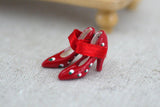 Dollhouse miniature shoe, Miniature high heels, Miniature fashion, Dollhouse shoe, Dollhouse high heels, Dollhouse Miniature - G074