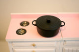 Dollhouse Metal Cooking Pot dolls house 1 12 miniature Metal Cooking Pot - A048