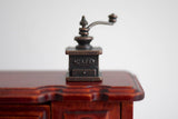 Dollhouse Supplies Miniature Metal Coffee Bean Grinder, Tiny Coffee Bean Grinder, 1 inch scale coffee grinder - E054