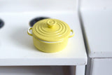 Dollhouse Supplies miniature Metal Cooking Pot, 1:12 cookware - A033