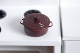 Dollhouse Supplies miniature Metal Cooking Pot, Dollhouse Supplies miniature 1:12 scale cookware - A033