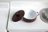Dollhouse Supplies miniature Metal Cooking Pot, Dollhouse Supplies miniature 1:12 scale cookware - A033