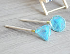 Dollhouse miniature Fish Net set of 2, dollhouse outdoor, miniature outdoor - E068