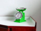 Dollhouse Miniature vintage kitchen scale, Tiny vintage food scale, 1/12th vintage scale - C093