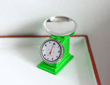 Dollhouse Supplies Miniature vintage kitchen scale, Tiny vintage food scale, 1/12th vintage scale - C093