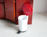 1:12 Dollhouse Supplies Miniature Garbage Bin Trash Can - D077