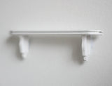 Dollhouse Supplies miniature 1:12 scale Wood Wall Bracket White, Wall rack, wall shelf - D038