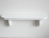 Dollhouse Supplies miniature 1:12 scale Wood Wall Bracket White, Wall rack, wall shelf - D038