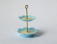 Dollhouse serving stand dolls house serving platter 3 tiered stand 1 12 scale miniature - E078