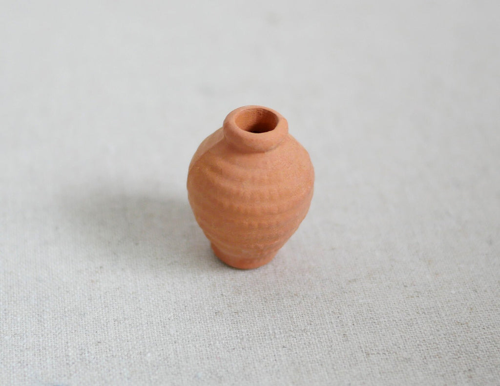 1:12 Dollhouse Supplies Miniature Clay Pottery Planter, clay flower pot, gardening 1 12 scale miniature plants - B097