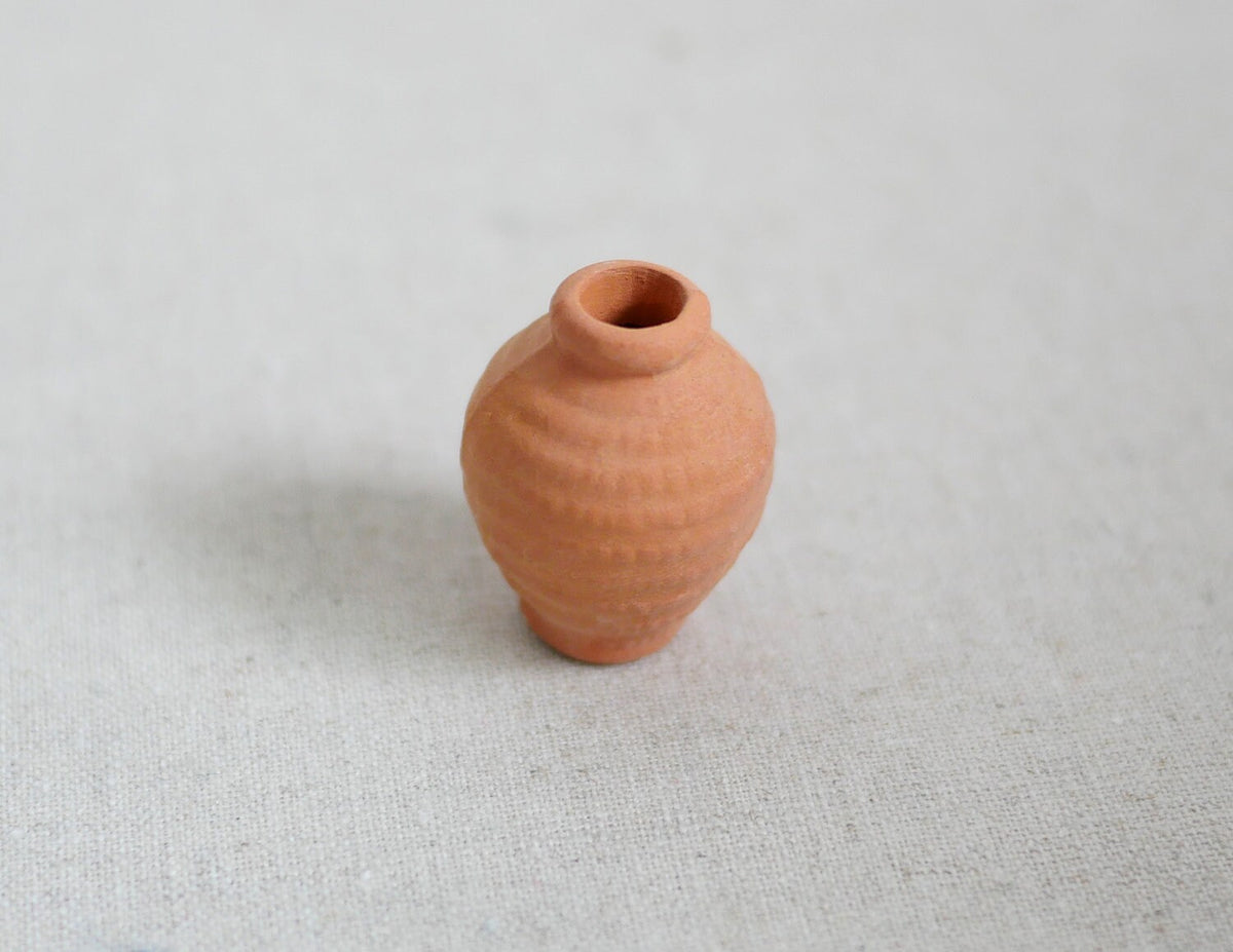 1:12 Dollhouse Supplies Miniature Clay Pottery Planter, clay flower pot, gardening 1 12 scale miniature plants - B097
