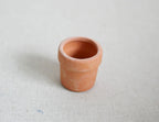 1:12 Scale Miniature Clay Flower Pot with Rim, 1-3/16 inch tall, DIY Dollhouse Supply (terracotta)