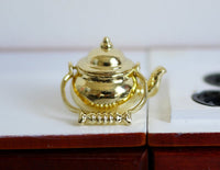 Dollhouse Miniatures Vintage Water Boiler Pot, Dolls House Kettle, miniatures toys Water Boiler Pot