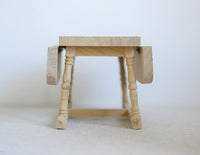 Dollhouse Unfinished Folding Table 1:12 Scale Miniature Wooden Picnic Table Dining Table