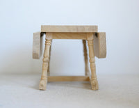 Dollhouse Unfinished Folding Table 1:12 Scale Miniature Wooden Picnic Table Dining Table - J013