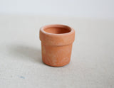 1:12 Dollhouse Supplies Miniature Clay Pottery Planter, clay flower pot gardening 1 12 scale miniature plants container - B093