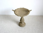 1:12 Dollhouse Miniature Fairy Garden Birdbath with Two Birds - C088