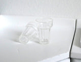 1:12 Dollhouse Miniature glasses set of 2 (Made out of plastic) - E056