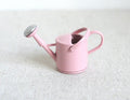 1:12 Scale Miniature Metal Watering Can with Spray Nozzle, 1 inch tall, DIY Dollhouse Supply (pink)