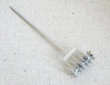 1:12 Dollhouse Miniature Metal Push Reel Lawn Mower - E070