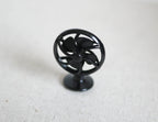 Dollhouse old style fan 1:12 scale miniature  (black) - C094