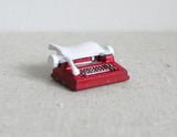 1:12 Dollhouse Supplies Miniature Red  typewriter - G057