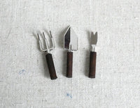 1:12 Dollhouse miniature gardening short tools set of 3 - F093