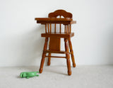 Dollhouse booster seat 1:12 scale high chair - D009