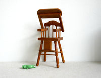 Dollhouse booster seat 1:12 scale high chair - D009