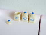 1:12 Dollhouse Supplies miniature cafe container set of 3, Sugar, Tea, Coffee - A035