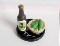 1:12 Dollhouse Miniature Beer and Edamame