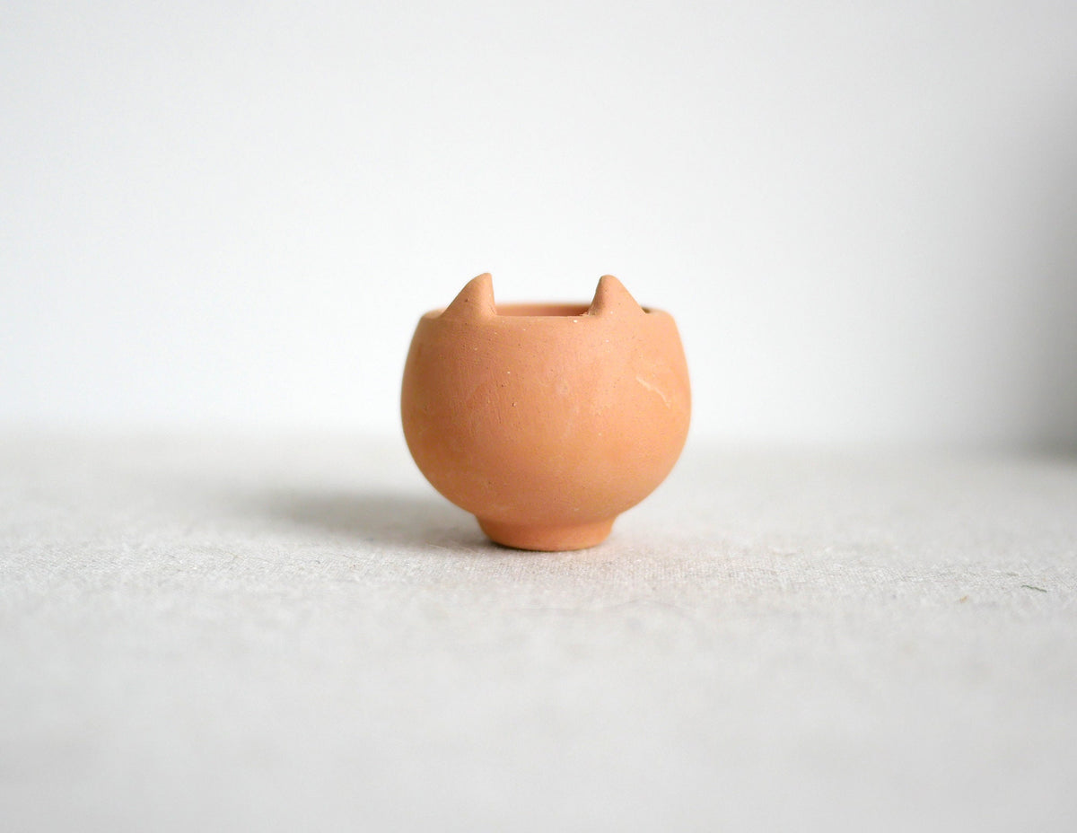 1:12 Scale Miniature Terracotta Clay Planter, Cut Out Rim, 1-3/8 inch tall, DIY Dollhouse Supply