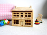Dollhouse Supplies miniature 1:144 unfinished house mini home tiny house-in-a-house C088