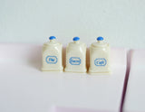 1:12 Dollhouse Supplies miniature cafe container set of 3, Sugar, Tea, Coffee - A035