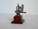 Dollhouse Supplies Miniature Vintage Coffee Bean Grinder, Tiny Coffee Bean Grinder, 1/12th Coffee Coffee Bean Grinder (Brown) - E076