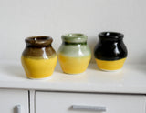 1:12 Dollhouse Miniature Ceramic Vase set of 3 - B065