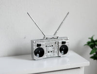 Miniature Classic Radio, Dollhouse Radio, Tiny Radio, Mini Radio, Miniature Radio, Dollhouse Radio - E100