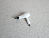 Miniature Hair Dryer 1:12 Scale Dollhouse Supplies Bathroom Accessories 1 inch long - F033