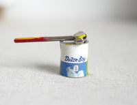 Dollhouse Miniature Paint Can/Metal Paint Can/Diorama/House Paint/1:12th Scale - F079