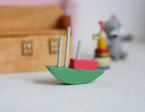 Dollhouse Supplies boat dolls house wood boat 1 12 scale miniature G058