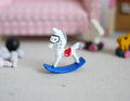 Dollhouse Miniature Mini Rocking Horse Baby Trojan Horse - G061