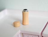 1:12 Dollhouse Supplies Miniature Metal Insulated Water Bottle (Orange) E041