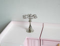 1:12 Dollhouse Miniature Glass Rack Home Decoration Modern Living Room Wine Glasses Holder Champagne Stemware Hanging Stand - B029