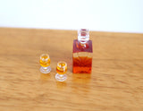 Miniature Whiskey Decanter Set wine bottles hard liquor alcoholic beverage miniature spirit bottles set of 3 - H009