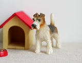 1:12 Dollhouse Miniature dog terrier 1 12th pet miniature animal pet C055