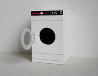 Dollhouse front load washing machine 1:12 scale miniature washer with swing door - K036