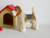 1:12 Dollhouse Miniature dog terrier 1 12th pet miniature animal pet C055