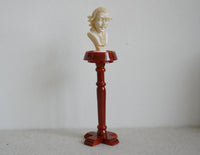 1:12 scale dollhouse miniature white sculpture with stand C021